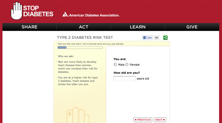 Type 2 Diabetes Risk Test