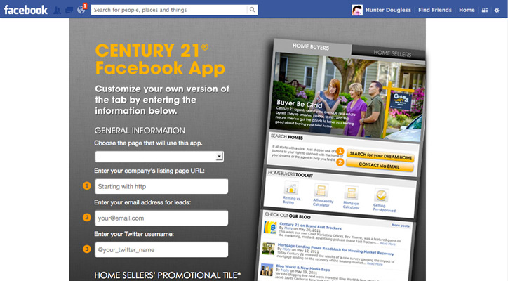 Century21 Buyer / Seller Tab Builder